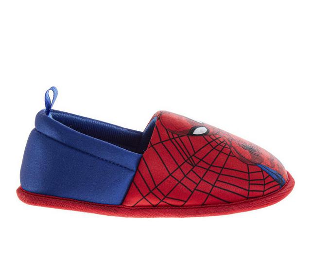 Boys' Spiderman Spider Sense Toddler & Litle Kid Spiderman Slippers in Red/Blue color