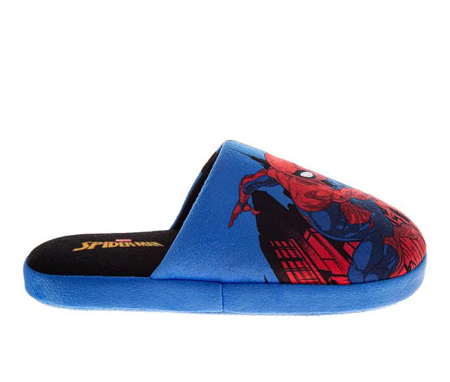 Boys' Spiderman Spider Sense Little Kid & Big Kid Spiderman Slippers in Blue/Red color