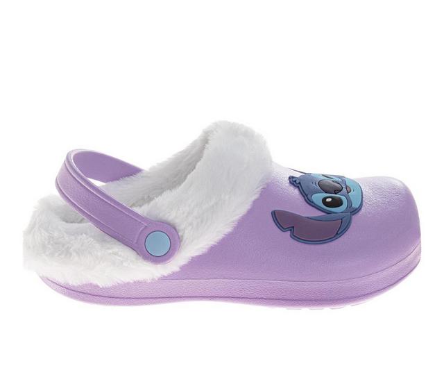 Girls' Disney Little Kid & Big Kid Lilo + Stitch Clogs in Lilac color