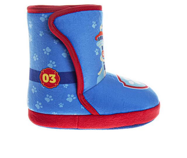 Boys' Nickelodeon Toddler & Little Kid Paw Patrol Boots in Blue/Red color