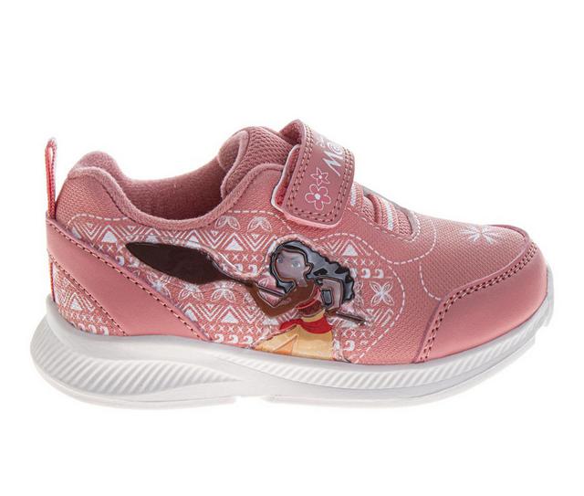 Girls' Disney Toddler & Little Kid Moana Light Up Shoes in Coral color
