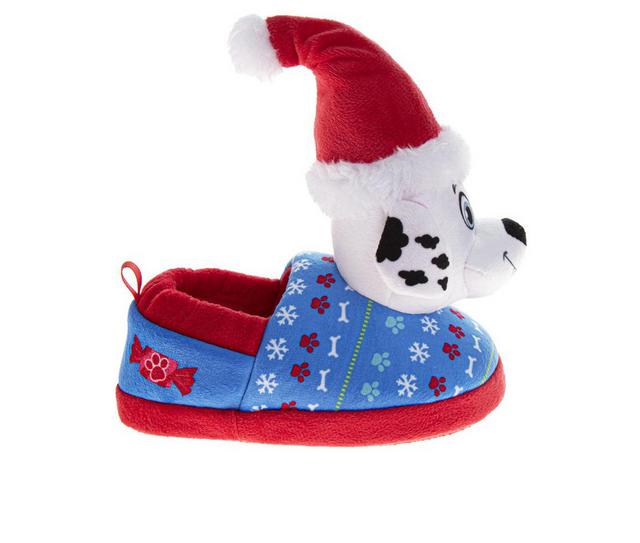 Boys' Nickelodeon Toddler & Little Kid Chase + Marshall Slippers in Blue/Red color