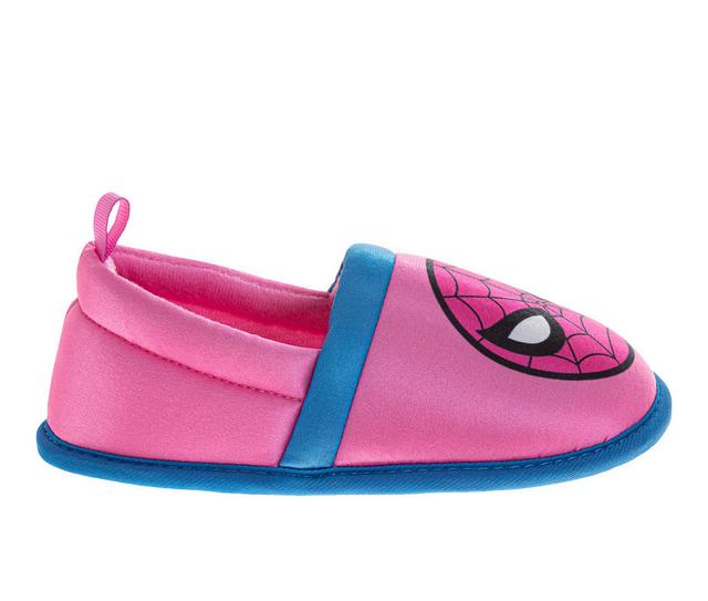 Girls' Spiderman Spider Sense Little Kid & Big Kid Spiderman Slippers in Pink/Blue color