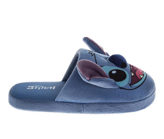 Disney Little Kid & Big Kid Lilo + Stitch Plush Slippers in Blue color