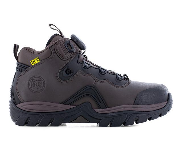 DC Navigator Work High Top Work Shoes in Black/Brown color