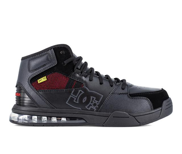 DC Versatile Work High Top Sneakers Work Shoes in Black/Red color