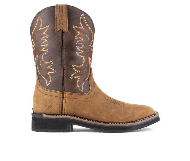 Iron Age Outlaw Wide Western Boots Cowboy Boots in Brown color