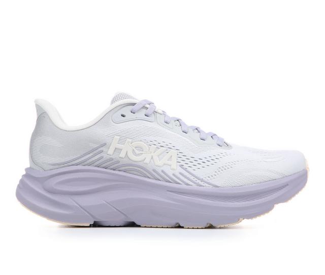 Women's Hoka Clifton 11 Running Shoes in Stardust/Lilac color