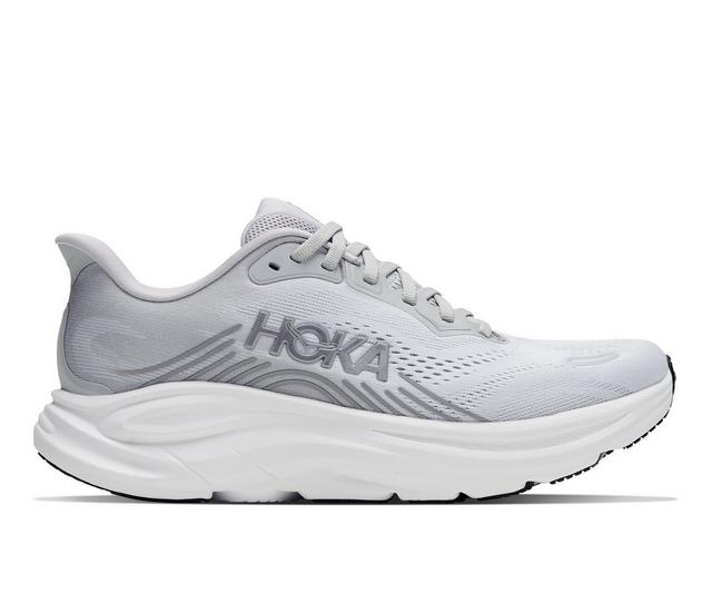 Women's Hoka Clifton 11 Running Shoes in Stardust/Silver color