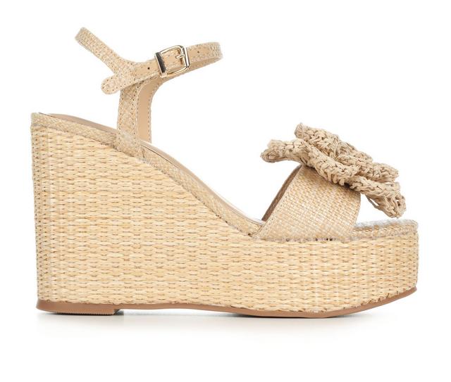 Women's Madden Girl Sassy Wedges in Natural color