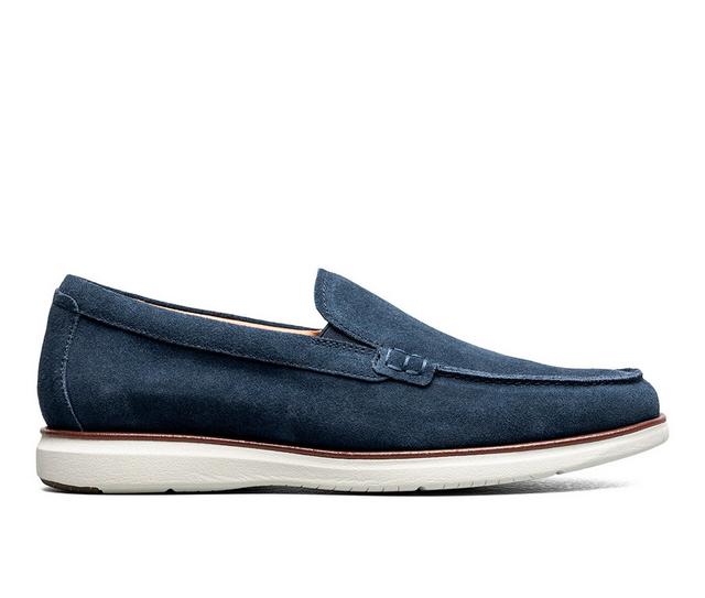 Men's Florsheim Tropics Venetian Loafer Loafers in Navy Suede color
