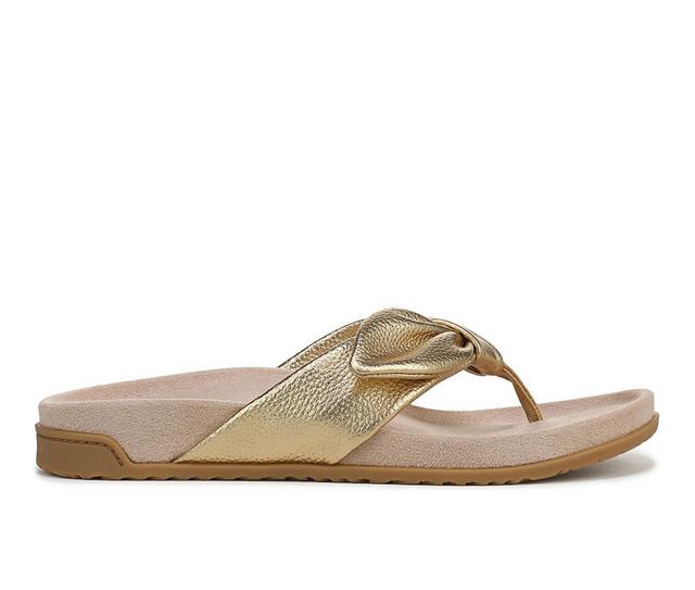 Women's Vionic Eva Sandals in Gold color
