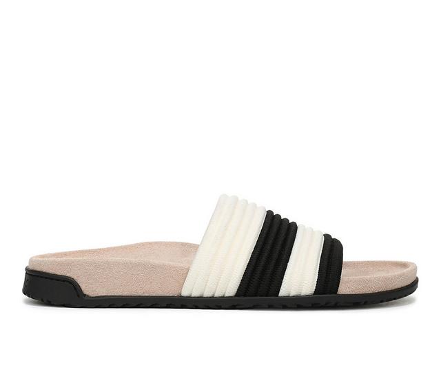 Women's Vionic Evie Knit Sandals in Black/Ivory color