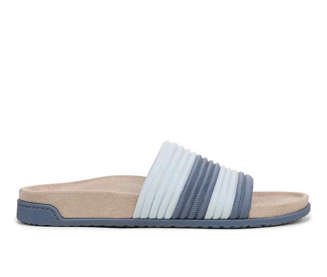 Women's Vionic Evie Knit Sandals in Ice Blue/Blue color