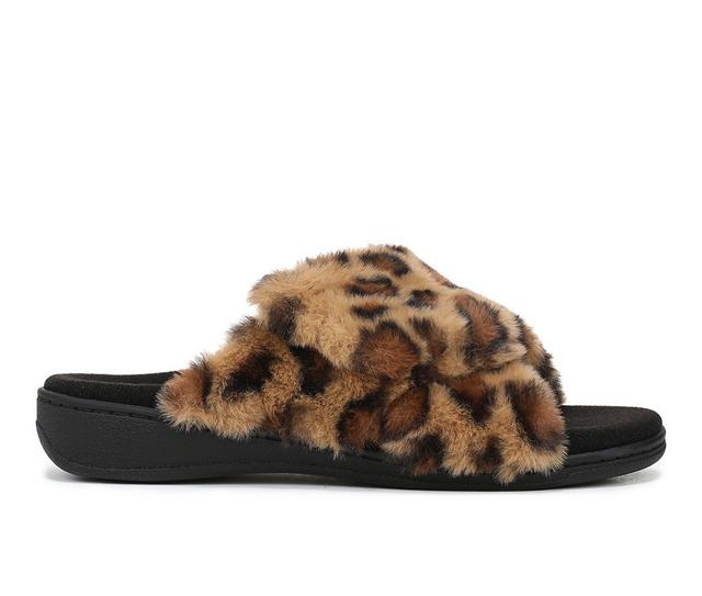 Vionic Relax II Slippers in Brown/Multi color