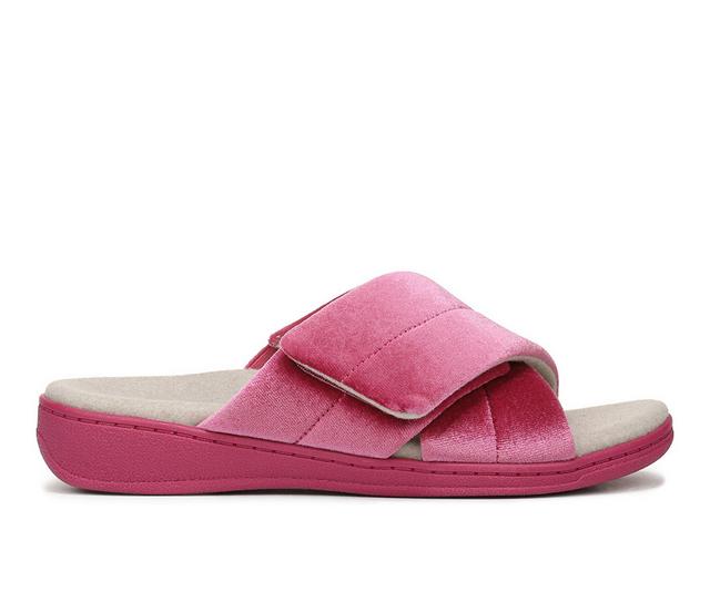 Vionic Relax II Slippers in Rose/Violet color