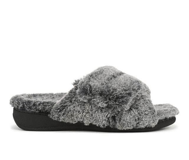 Vionic Relax II Slippers in Dark Grey color