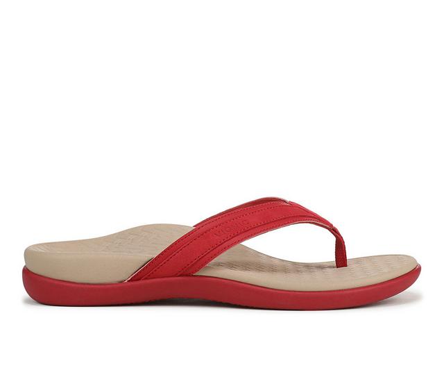 Women's Vionic Tide 2.0 Flip-Flops in Varisty Red color