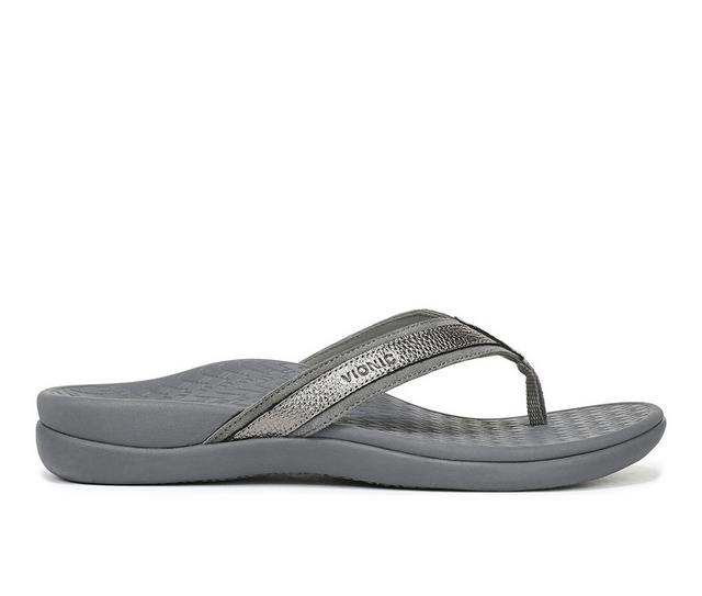 Women's Vionic Tide 2.0 Flip-Flops in Pewter color