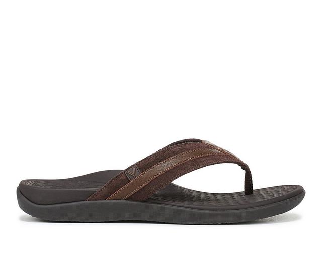 Women's Vionic Tide 2.0 Flip-Flops in Chocolate color