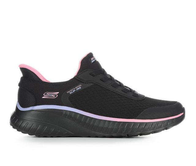 Women's Skechers 117248 BOBS Squad Chaos Slip In Sneakers in Black Ombre color