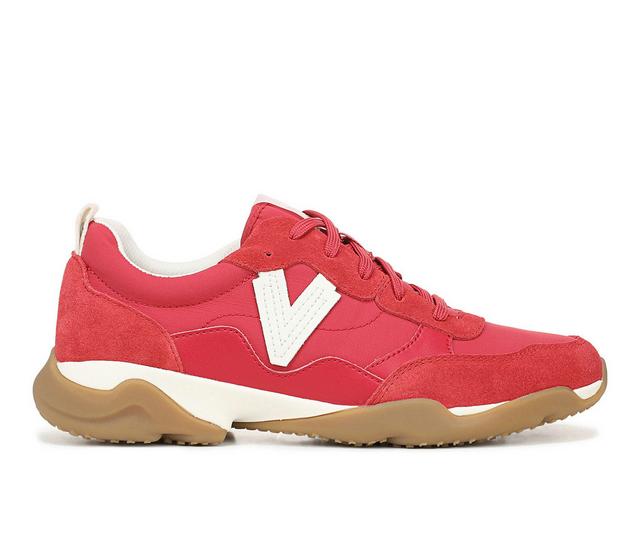 Women's Vionic Walk Slim Glide Sneakers in Varsity Red color