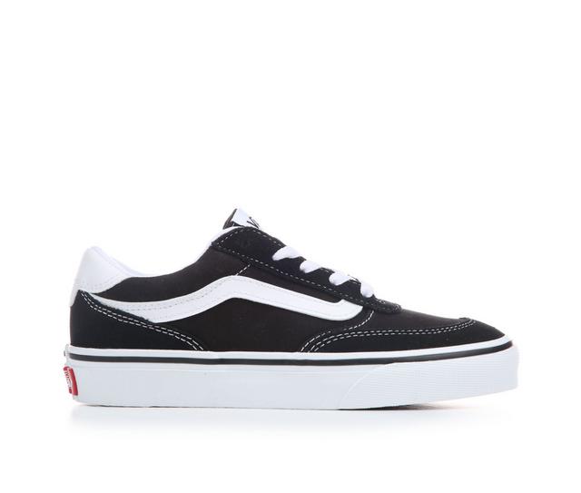 Boys' Vans Brooklyn Gradeschool Boys Sneakers in Black/White color