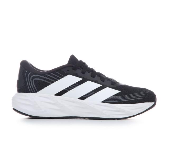Boys' Adidas Galaxy 8 Running Shoes in Blk/Wht/Carbon color