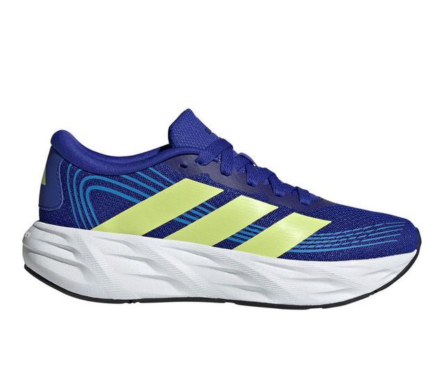 Boys' Adidas Galaxy 8 Running Shoes in Blue/Lemon/Blue color