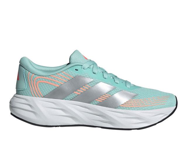 Girls' Adidas Big Kid Galaxy 8 Running Shoes in Aqua/Gry/Frozen color