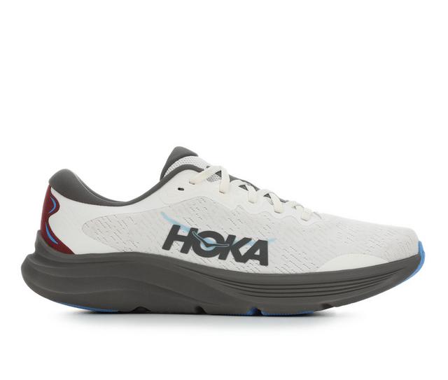 Men's Hoka Solimar 2 Running Shoes in Grout/Grey color