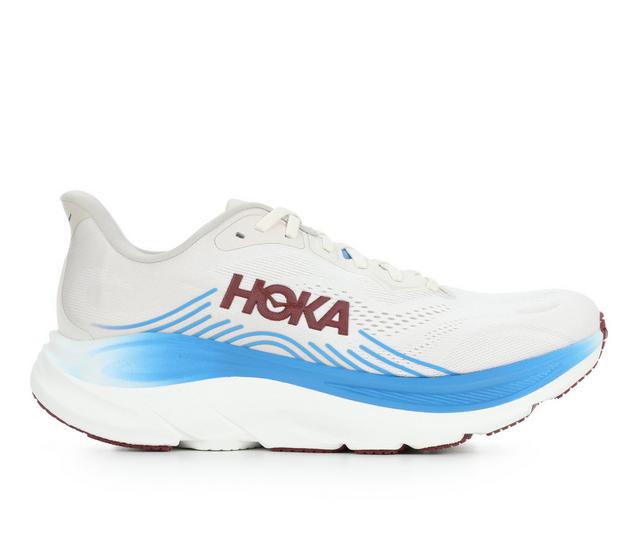Men's Hoka Clifton 11 Running Shoes in Stucco/Grout color