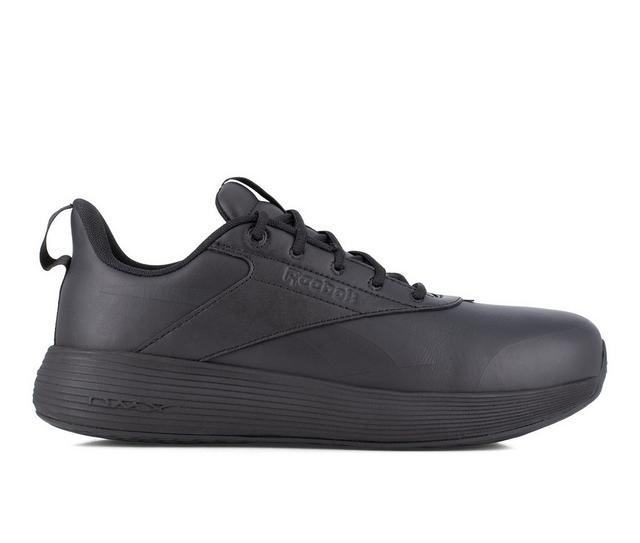Women's REEBOK WORK Women's DMXair Comfort + Work RB624 Slip Resistant Shoes in Black color