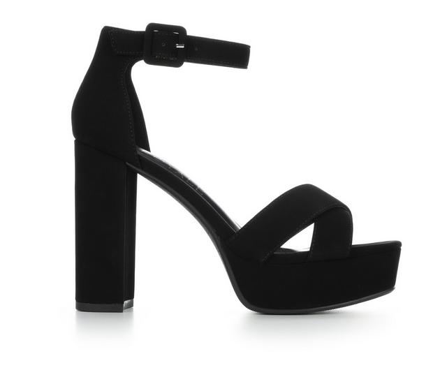 Women's Christina Royale Sandrea Dress Sandals in Black Nub color