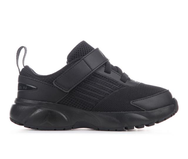 Jordan Little Kid Trunner Flow Running Shoes in Black/Black color