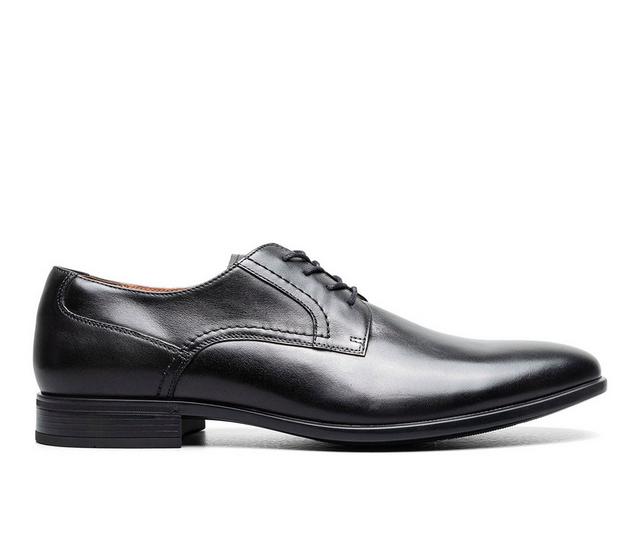 Men's Florsheim Zaffiro Plain Toe Oxford Dress Shoes in Black W color