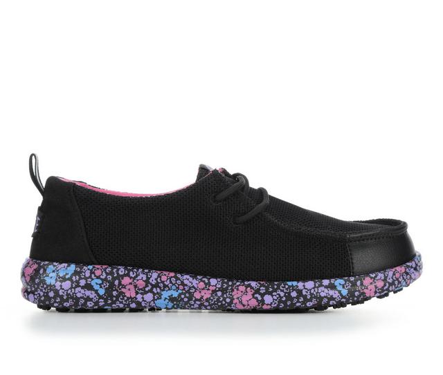 Women's HEYDUDE Wendy Work CE Floral Slip Resistant Shoes in Black Multi color