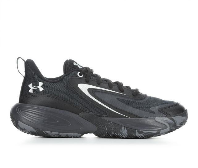 Men's Under Armour Lockdown 8 Basketball Shoes in Blk/Blk/Silver color