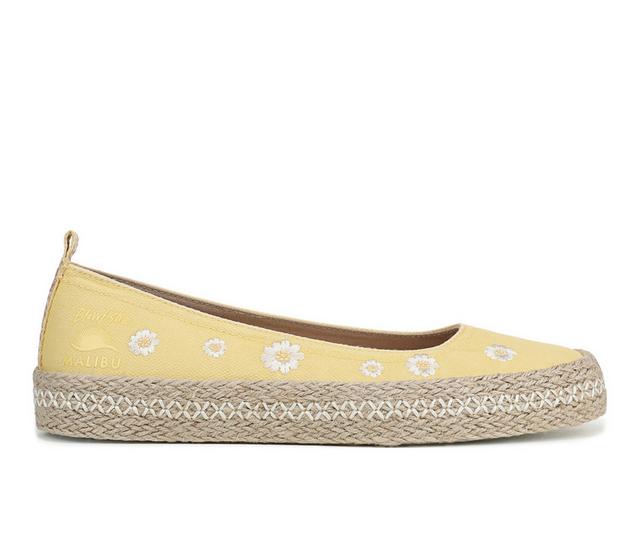 Women's Blowfish Malibu Benita Flats in Butter Yellow color