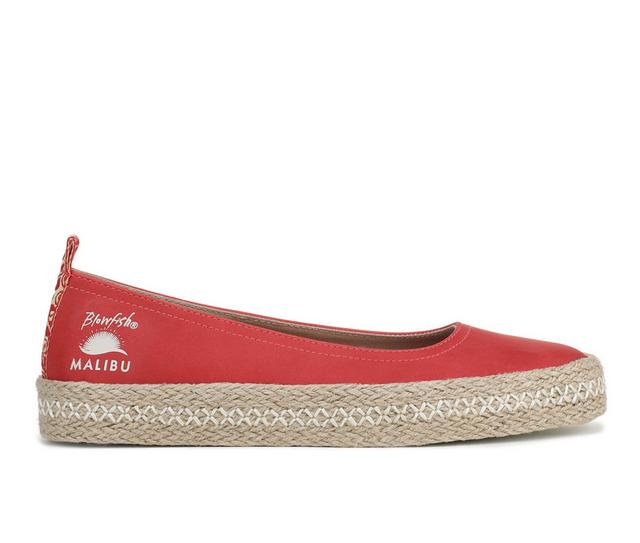 Women's Blowfish Malibu Benita Flats in Red color