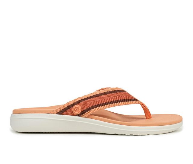 Women's Vionic Indigo Flip-Flops in Coral color