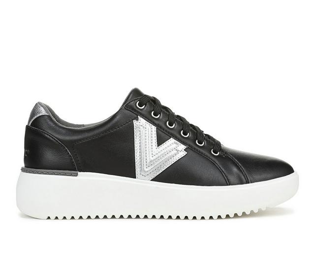 Women's Vionic Kearny Lace 2.0 Sneakers in Black/Silver color