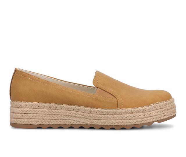 Women's Journee Collection Catalina Espadrilles in Tan color