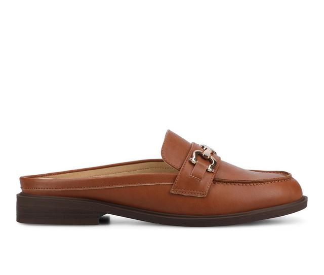 Women's Journee Collection Rayla Shoes in Cognac PU color