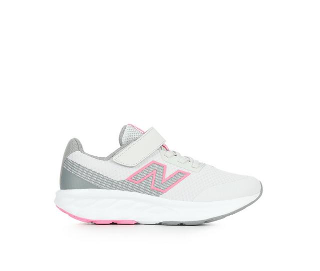Girls' New Balance Little Kid 529 Running Shoes in Grey/Pink color