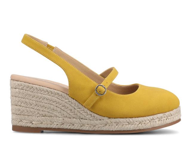 Women's Journee Collection Asmyna Wedges in Mango color