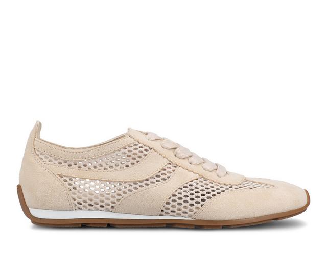 Women's Journee Collection Chasse Sneakers in Beige color