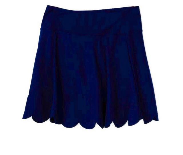 Simply Southern Scallop Skirt in NAVY color