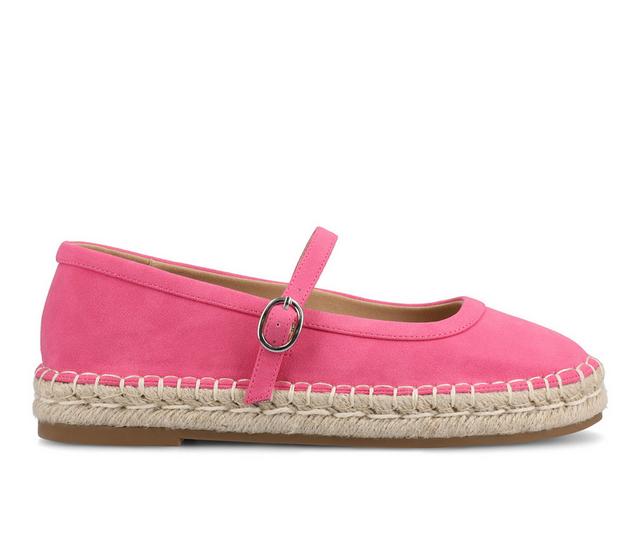 Women's Journee Collection Kenzie Sandals in Hot Pink color