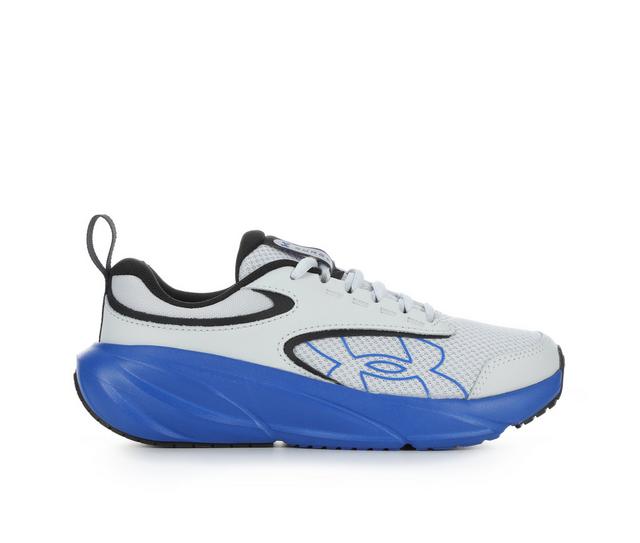 Under Armour Surge 5 Gradeschool Boys Running Shoes in Halo Grey/Royal color